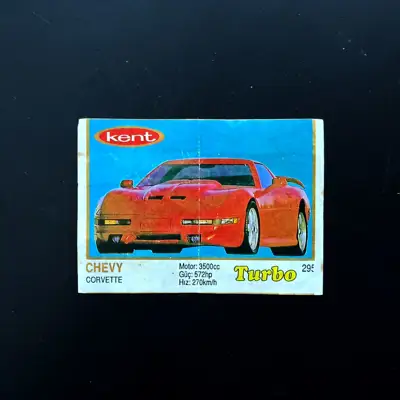 Снимка за обява „⭐ Картинка Turbo Турбо жълто 295 Chevy Corvette ⭐“