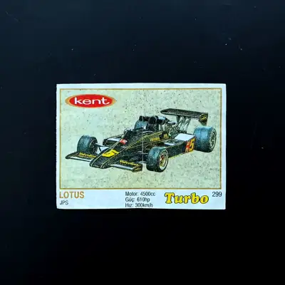 Снимка за обява „⭐ Картинка Turbo Турбо жълто 299 Lotus JPS ⭐“