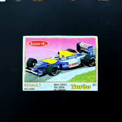Снимка за обява „⭐ Картинка Turbo Турбо жълто 301 Renault Williams ⭐“
