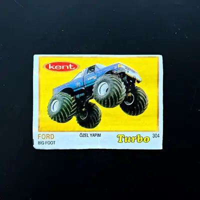 Снимка за обява „⭐ Картинка Turbo Турбо жълто 304 Ford Big Foot ⭐“