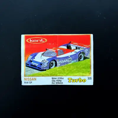 Снимка за обява „⭐ Картинка Turbo Турбо жълто 305 Nissan R-91 CP ⭐“
