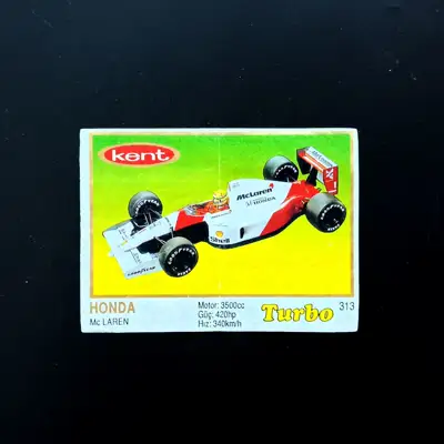 Снимка за обява „⭐ Картинка Turbo Турбо жълто 313 Honda Mc Laren ⭐“