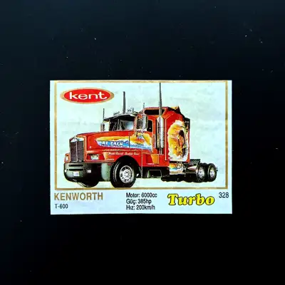 Снимка за обява „⭐ Картинка Turbo Турбо жълто 328 Kenworth T-600 ⭐“