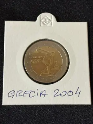Снимка за обява „Гърция 2004 – 2 евро - XXVIII летни олимпийски игри, Атина“