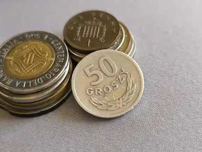 Снимка за обява „Монета - Полша - 50 гроша | 1965г.“