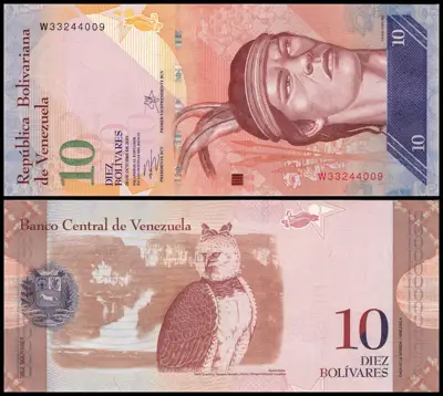 Снимка за обява „🇻🇪 Банкнота Венецуела 2013 10 боливара UNC нова 🇻🇪“