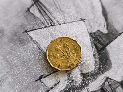 Снимка за обява „Монета - Великобритания - 3 пенса | 1941г.“