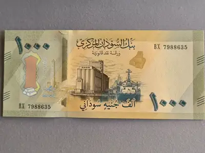 Снимка за обява „Банкнота - Судан - 1000 паунда | 2025г.“