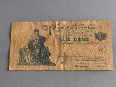 Снимка за обява „Банкнота - Аржентина - 1 песо | 1925г. - 1932г.“