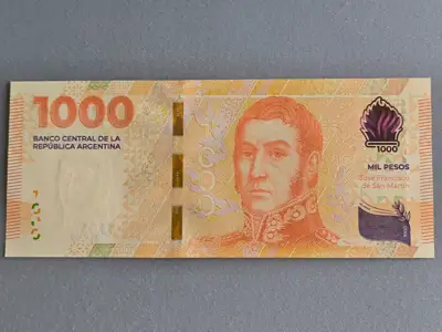 Снимка за обява „Банкнота - Аржентина - 1000 песо UNC | 2023г.“
