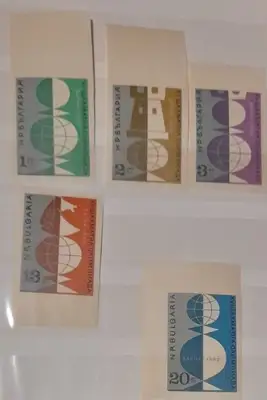 Снимка за обява „Марки серия "15 шахматна олимпиада Варна 1962" -1962.неназъбени!“