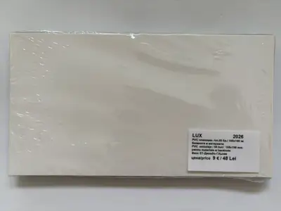 Снимка за обява „LUX PVC - опаковки за материали/банкноти 105x195 mm, опаковка от 50 броя!“