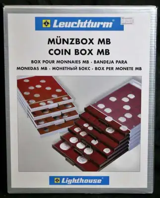 Снимка за обява „Leuchtturm монети MB кутия, различни размери“