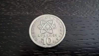 Снимка за обява „Монета - Гърция - 10 драхми | 1986г.“