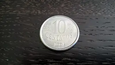 Снимка за обява „Монета - Бразилия - 10 центавос | 1994г.“
