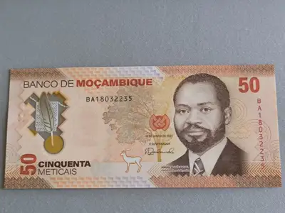 Снимка за обява „Банкнота - Мозамбик - 50 метикаи UNC | 2024г.“