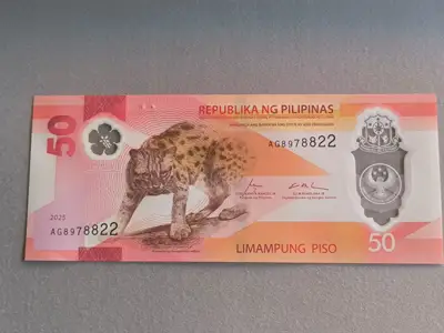 Снимка за обява „Банкнота - Филипини - 50 писо UNC | 2025г.“