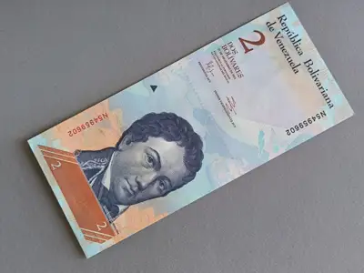Снимка за обява „Банкнота - Венецуела - 2 боливара UNC | 2012г.“