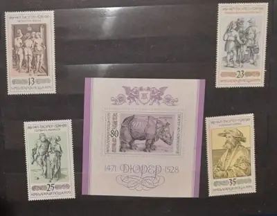 Снимка за обява „марки-серия "450 г. от смъртта на Албрехт Дюрер"1979“