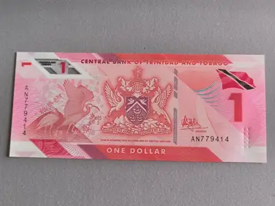 Снимка за обява „Банкнота - Тринидад и Тобаго - 1 долар UNC | 2020г.“